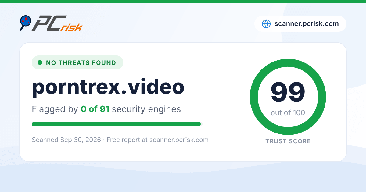 Is porntrex.video Safe? Security Scan Report | PCrisk
