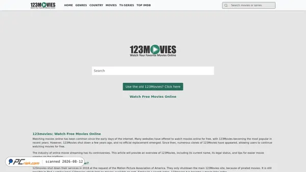 0123movie.org screenshot