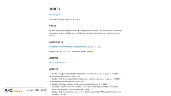 0xrpc.io screenshot