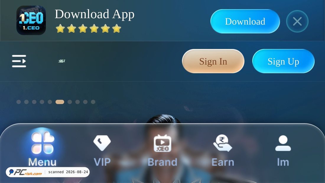 Screenshot von 1.ceo