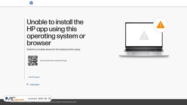 123.hp.com screenshot