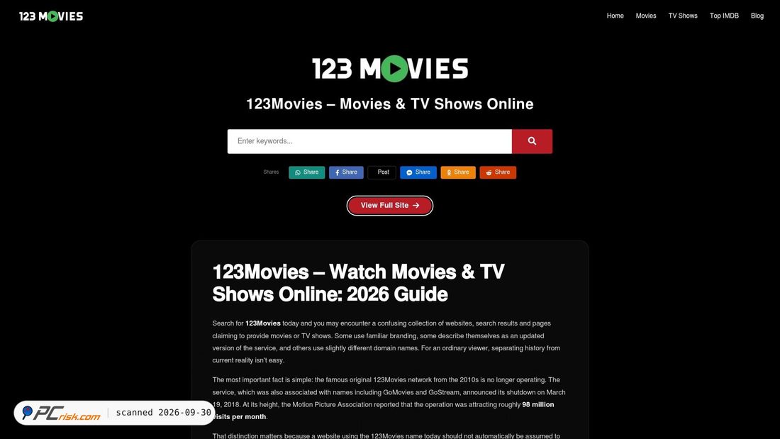 Captura de ecrã de 123movies.lifestyle