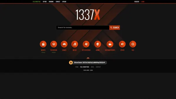 1337x.to screenshot