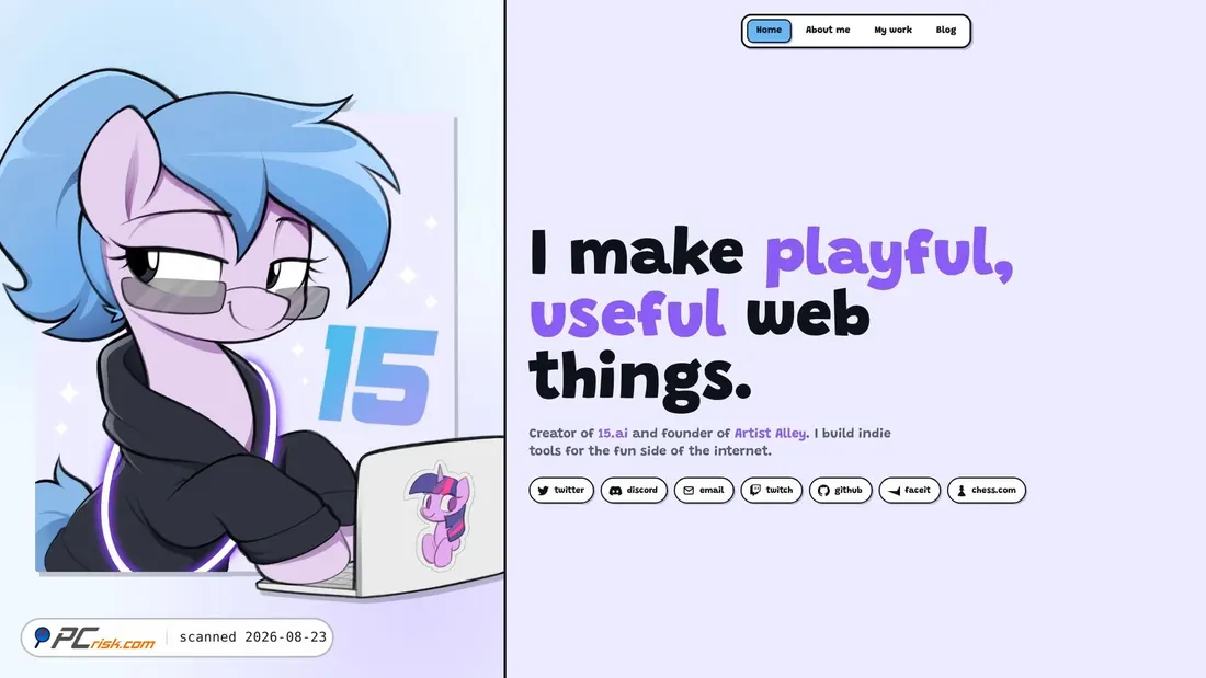 Screenshot of 15.dev