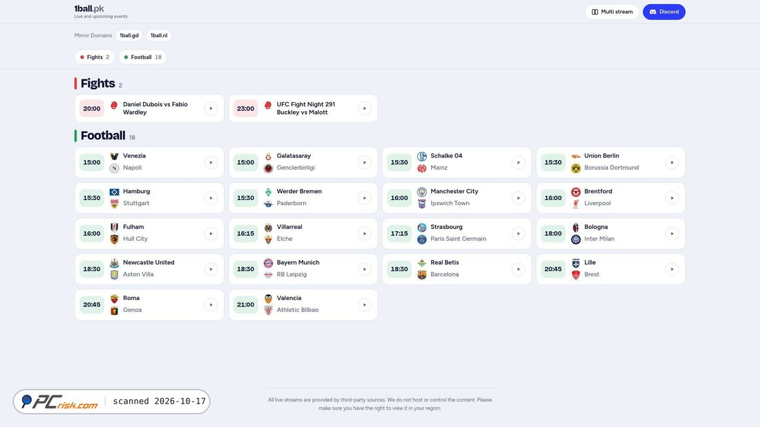 Screenshot van 1ball.pk