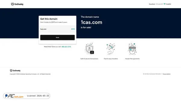 1cas.com screenshot