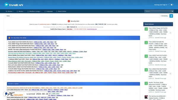 1tamilmv.observer screenshot