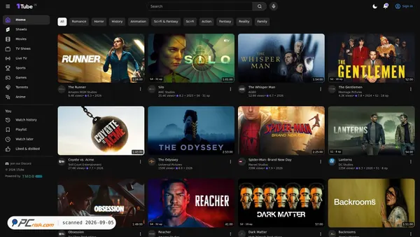 1tube.org Screenshot