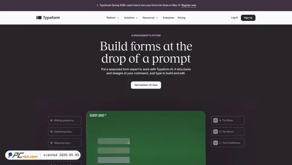 21fwchywoz6.typeform.com screenshot