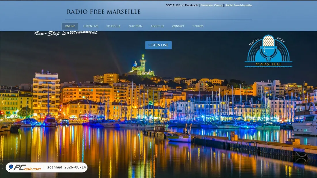 Screenshot of 24.radio-free-marseille.online