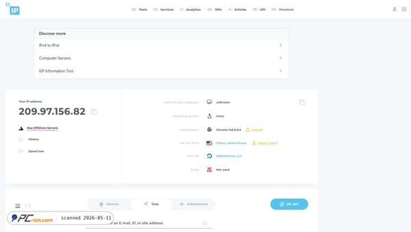 2ip.io screenshot
