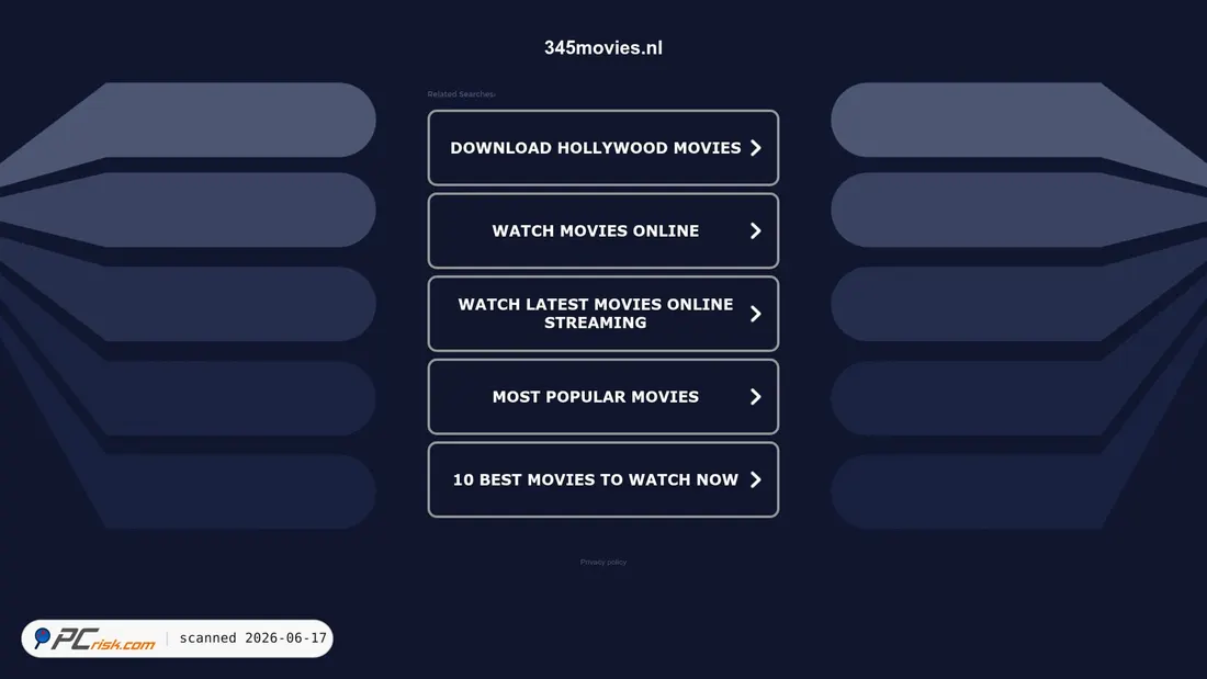 Screenshot of 345movies.nl