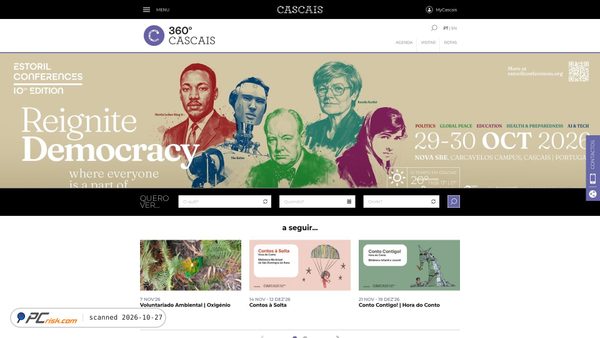 Zrzut ekranu 360.cascais.pt