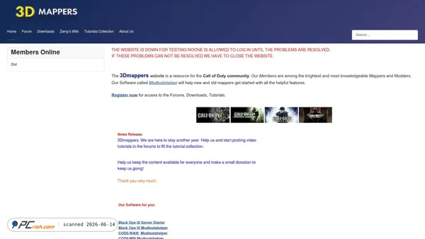3dmappers.com screenshot