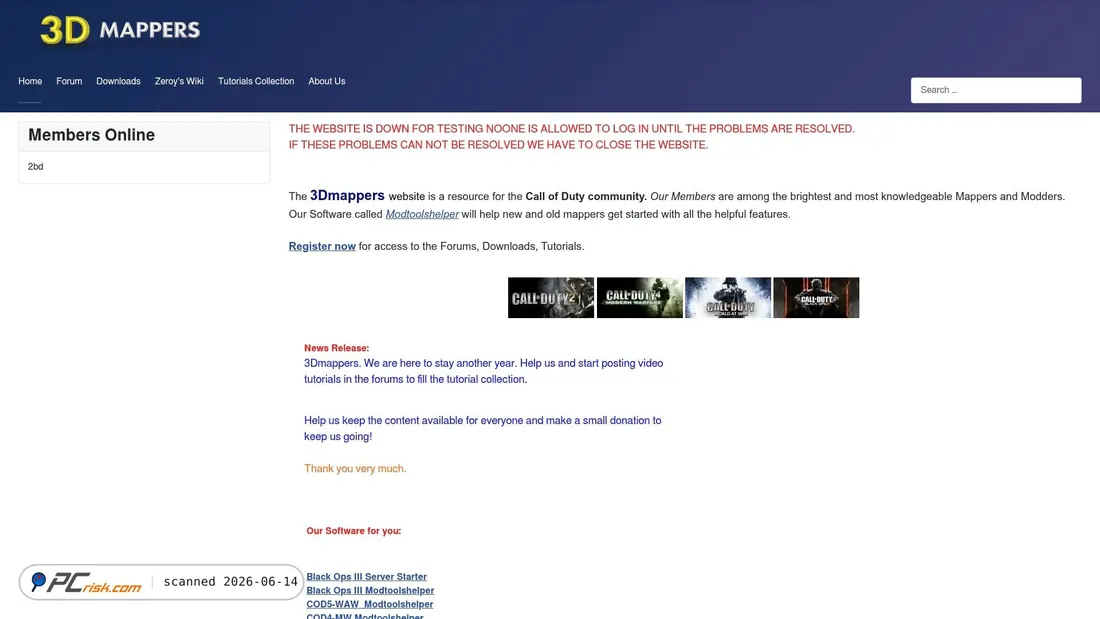 Screenshot di 3dmappers.com