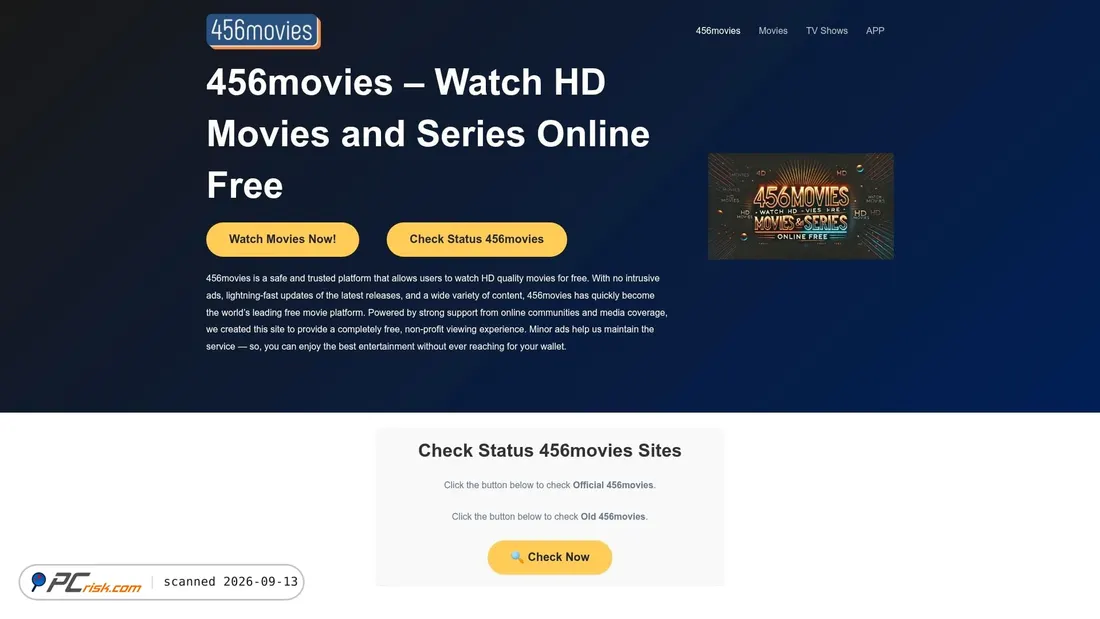 Screenshot von 456movies.org