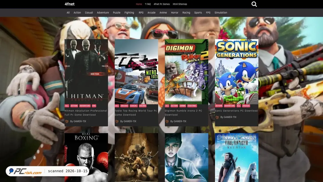 Screenshot of 4fnet.co