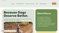 603caninerescue.org screenshot
