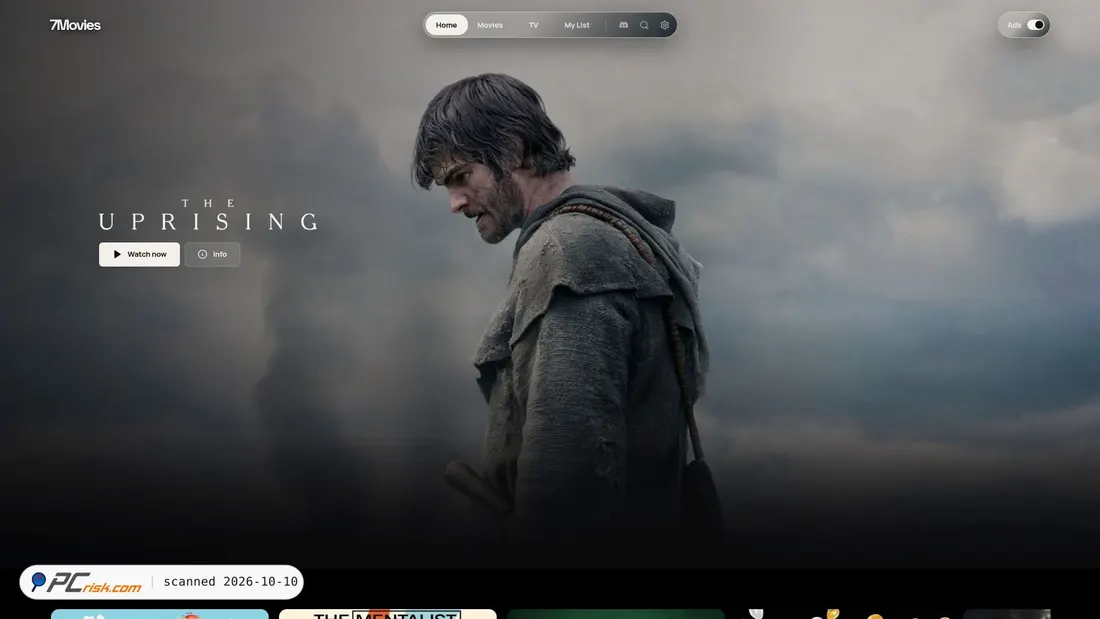 Screenshot van 7movies.ac