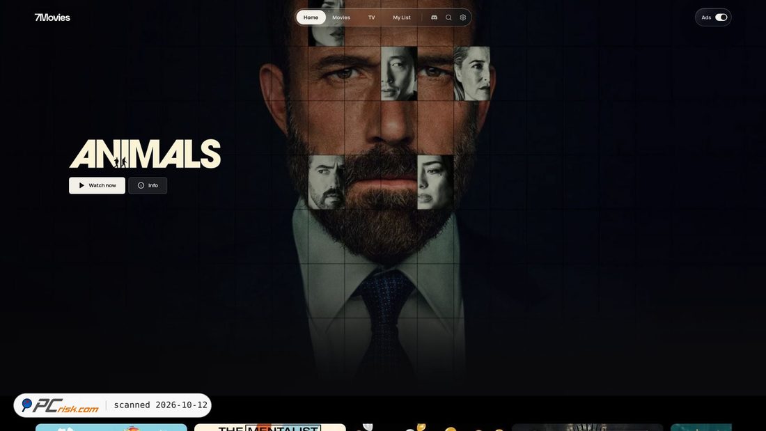 Captura de pantalla de 7movies.in