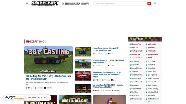 9minecraft.net screenshot