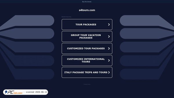 a4tours.com screenshot
