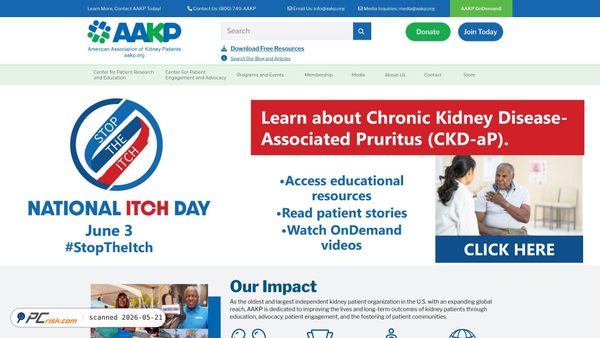 aakp.org screenshot