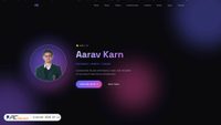 aaravkarn.com screenshot