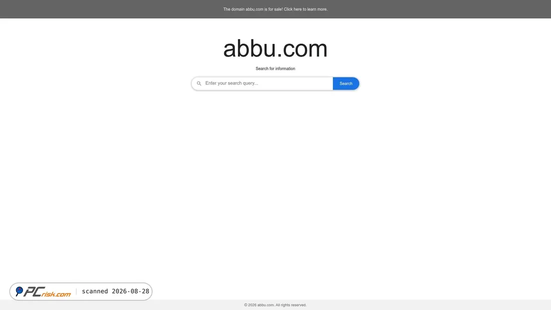 Screenshot of abbu.com