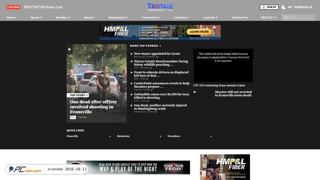 Screenshot di abc25.com