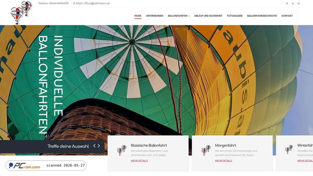 Screenshot of abheben.at