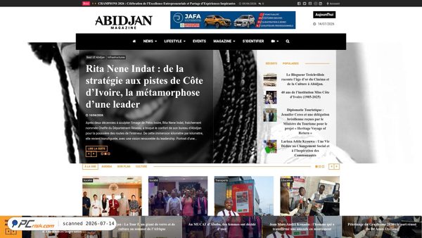 abidjanmag.com screenshot