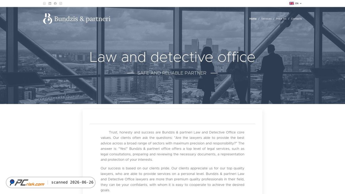 Screenshot of abjurists.com