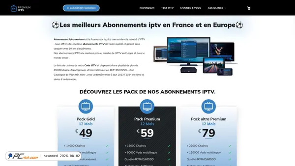 abonnement-iptvpremium.com screenshot