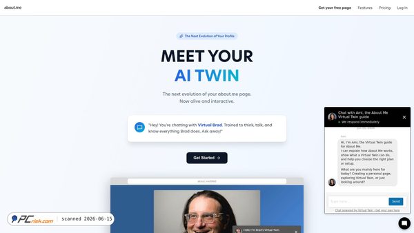 about.me screenshot