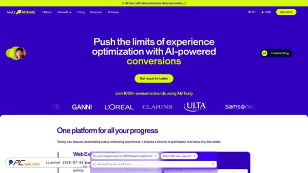 abtasty.com screenshot