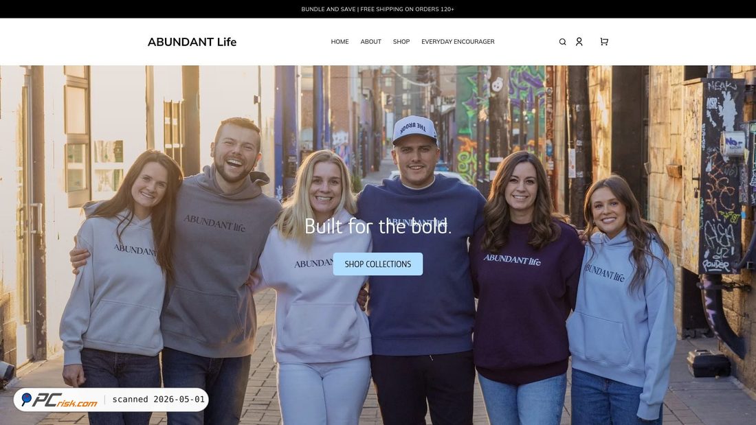 Screenshot of abundantlife.life