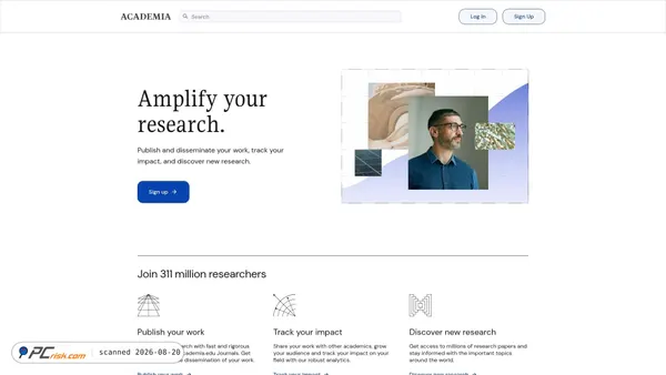 academia.edu screenshot
