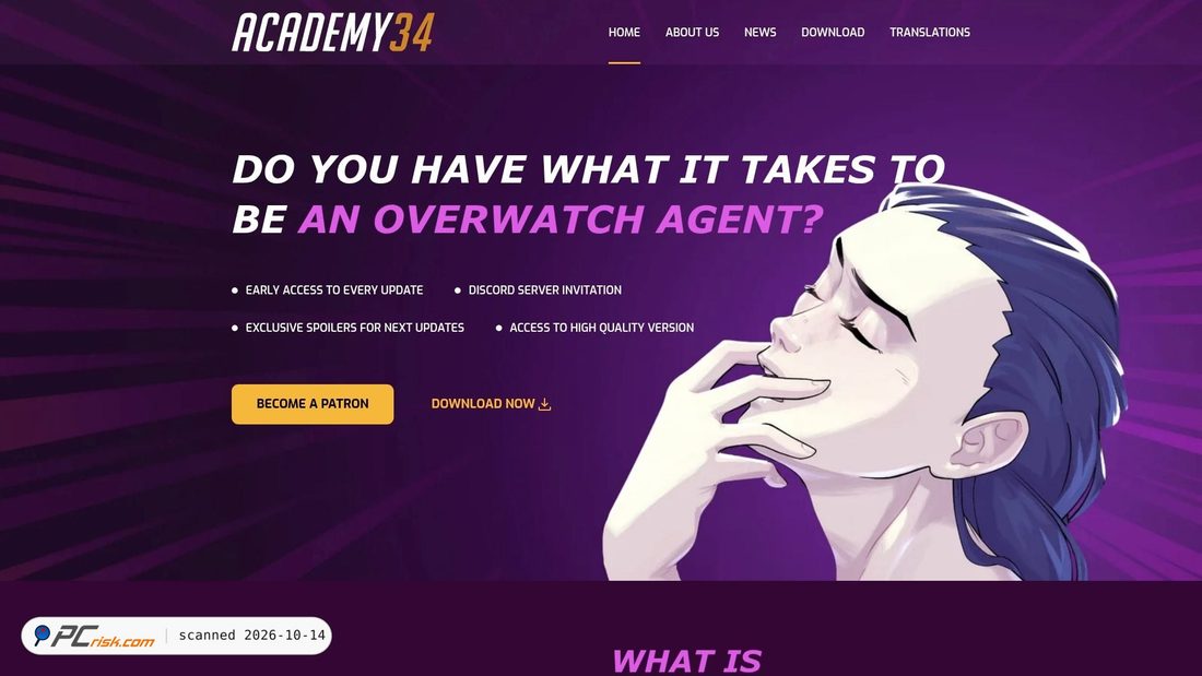 Captura de pantalla de academy34game.com