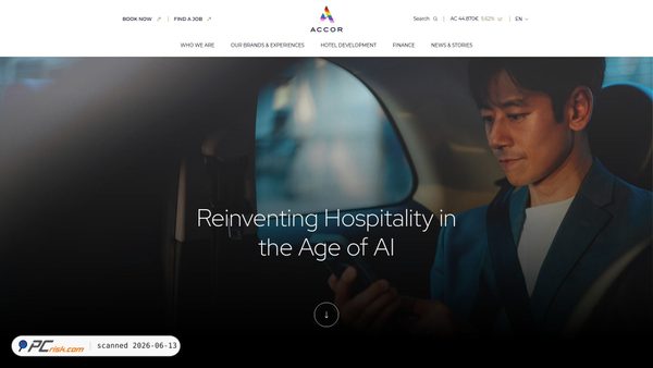 accor.com screenshot