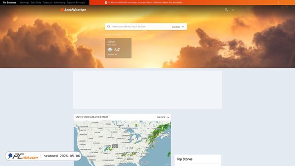 accuweather.com screenshot