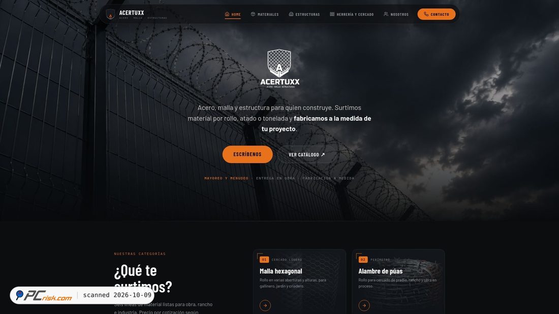 Zrzut ekranu acertuxx.com