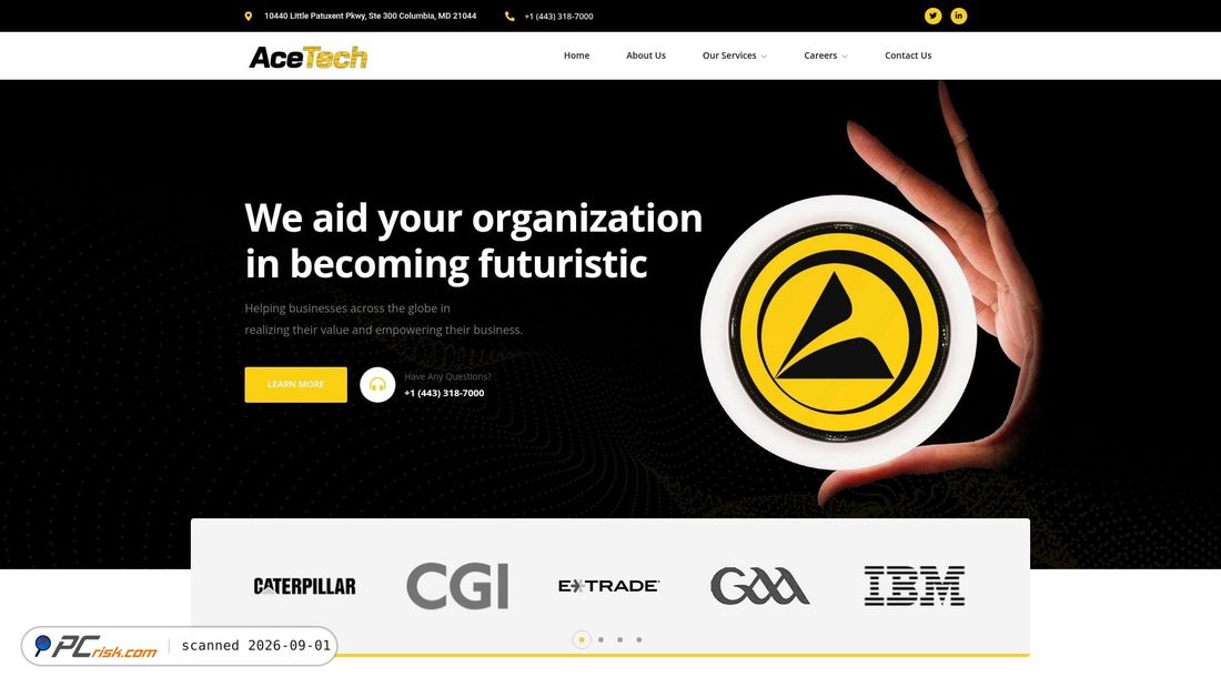 Screenshot von acetech.group
