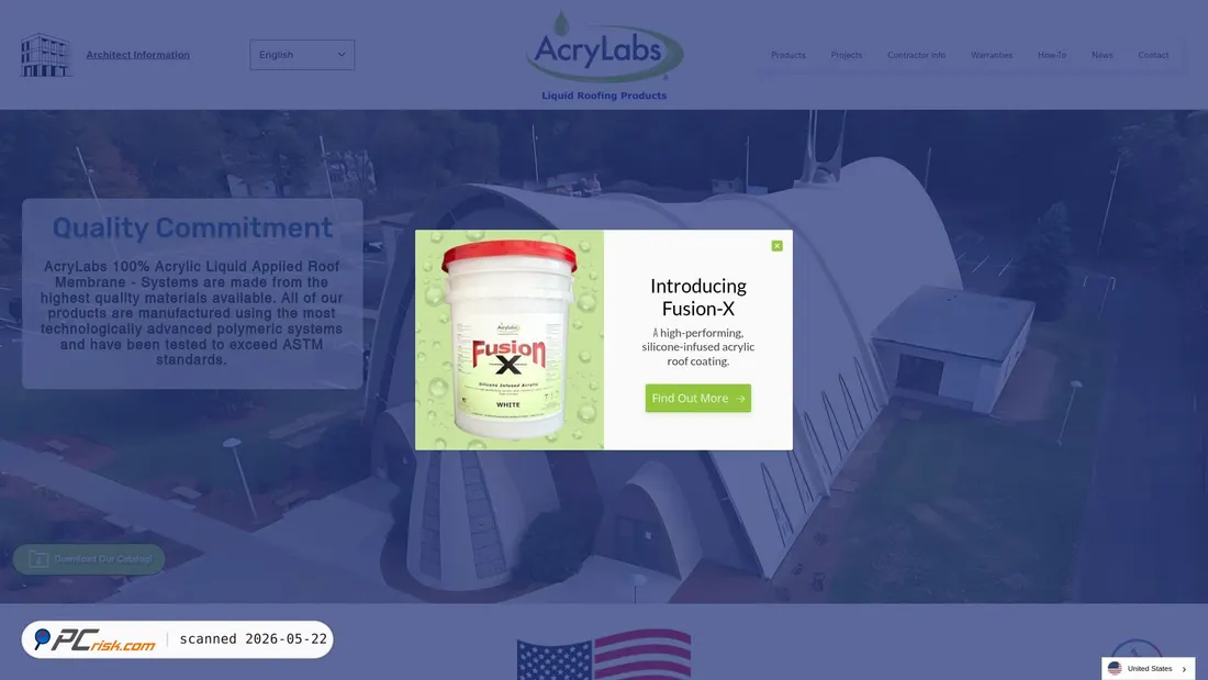 Screenshot of acrylabs.com