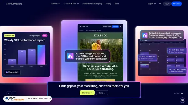 activehosted.com Screenshot