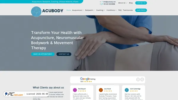 acubody.net screenshot