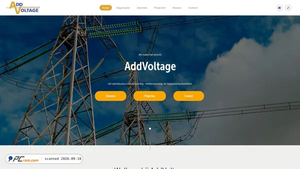 addvoltage.nl screenshot