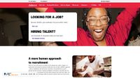 Captura de ecrã de adecco.com