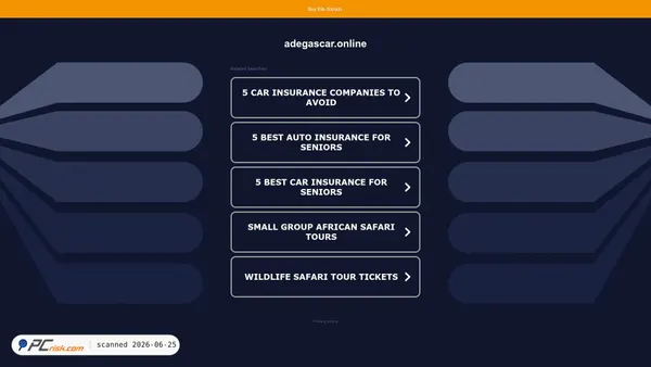 adegascar.online screenshot