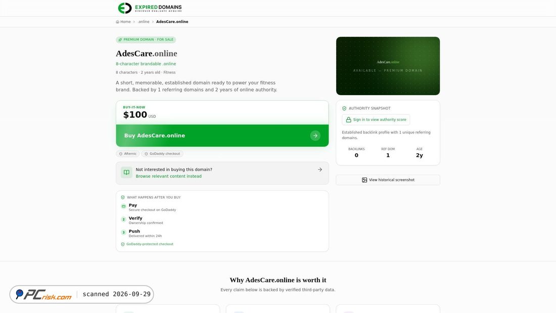 Captura de ecrã de adescare.online